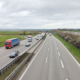 Foto einer 6-streifigen AUtobahn