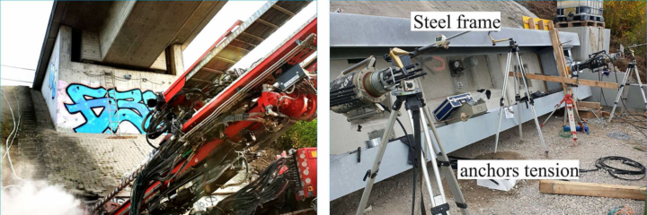 Case study on emergency measures for maintenance and re-support of an embankment supporting a bridge abutment