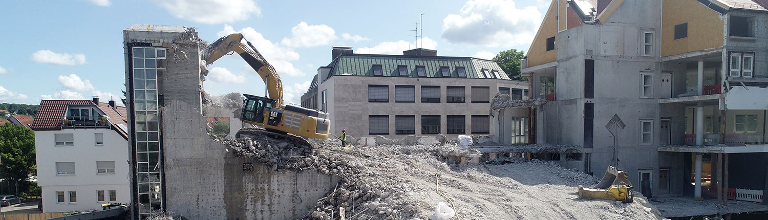 Rückbau von Gebäuden